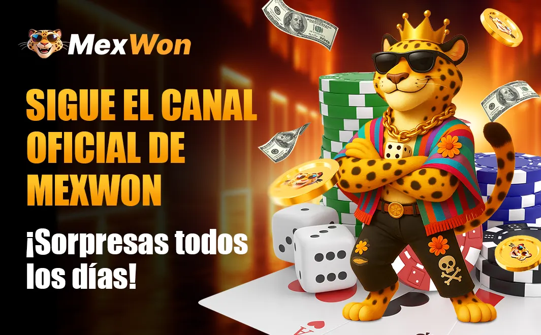 Arte promocional de MexWon con su mascota, el jaguar con corona y sarape